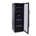 Husky HUSWS168DMBZY Riserva 450L Dual Zone Wine Fridge in Black