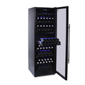 Husky HUSWS168DMBZY Riserva 450L Dual Zone Wine Fridge in Black