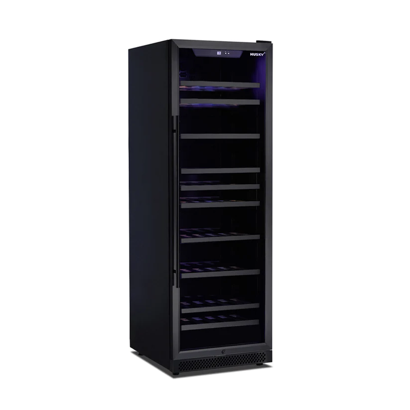 Husky HUSWS168SMBZY Riserva 450L Single Zone Wine Fridge in Black