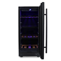 Husky HUSWS-33SMBZY Riserva 80L Single Zone Wine Fridge in Black