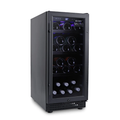Husky HUSWS-33SMBZY Riserva 80L Single Zone Wine Fridge in Black