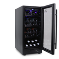 Husky HUSWS-33SMBZY Riserva 80L Single Zone Wine Fridge in Black