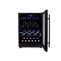 Husky HUSWS54DMBZY Riserva 154L Dual Zone Wine Fridge in Black