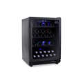 Husky HUSWS54DMBZY Riserva 154L Dual Zone Wine Fridge in Black