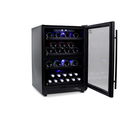 Husky HUSWS54DMBZY Riserva 154L Dual Zone Wine Fridge in Black