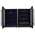 Husky HUSWS54DMBZY Riserva 154L Dual Zone Wine Fridge in Black