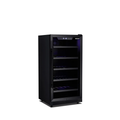 Husky HUSWS72DMBZY Riserva 240L Dual Zone Wine Fridge in Black