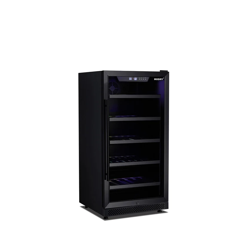 Husky HUSWS72SMBZY Riserva 240L Single Zone Wine Fridge in Black