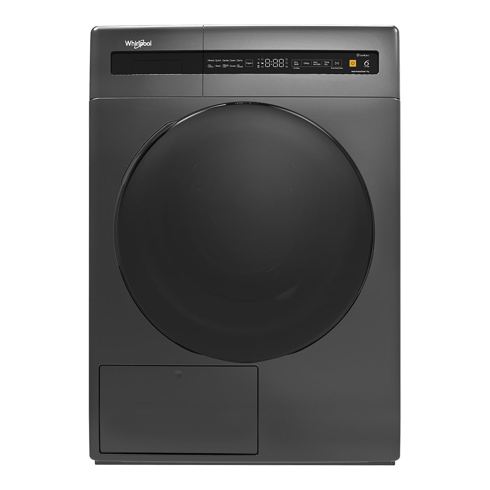 Whirlpool HWEC8002IG 8kg Graphite Essential Heat Pump Clothes Dryer