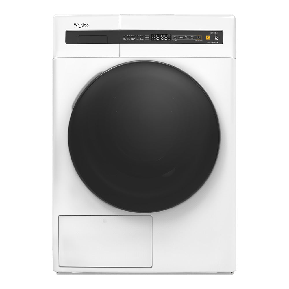 Whirlpool HWEC8002IW 8kg White Essential Heat Pump Clothes Dryer