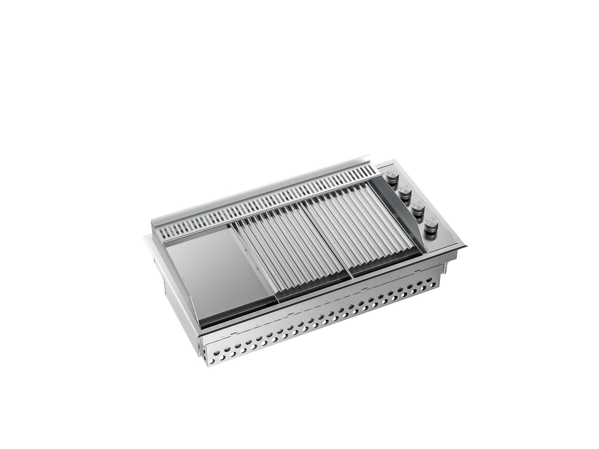 ILVE HBBQ100 100cm built-in gas barbecue in stainless steel