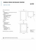 Ilve ILBC142 Freestanding Beverage Centre