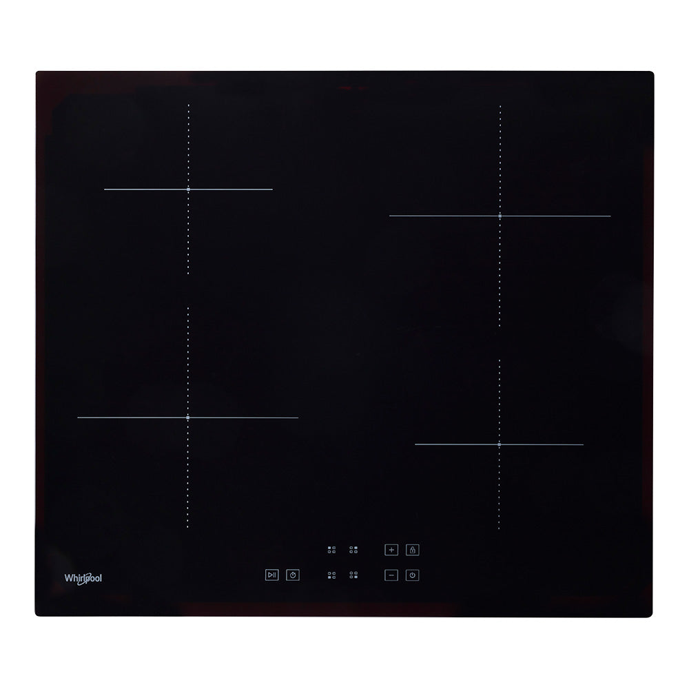 Whirlpool IWSL6040CA 60cm 4 Zone Built-In Induction Cooktop with Touch Control and 10 Amp Plug