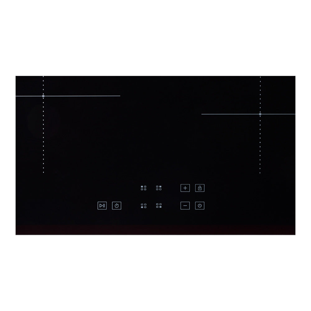 Whirlpool IWSL6040CA induction cooktop angled view