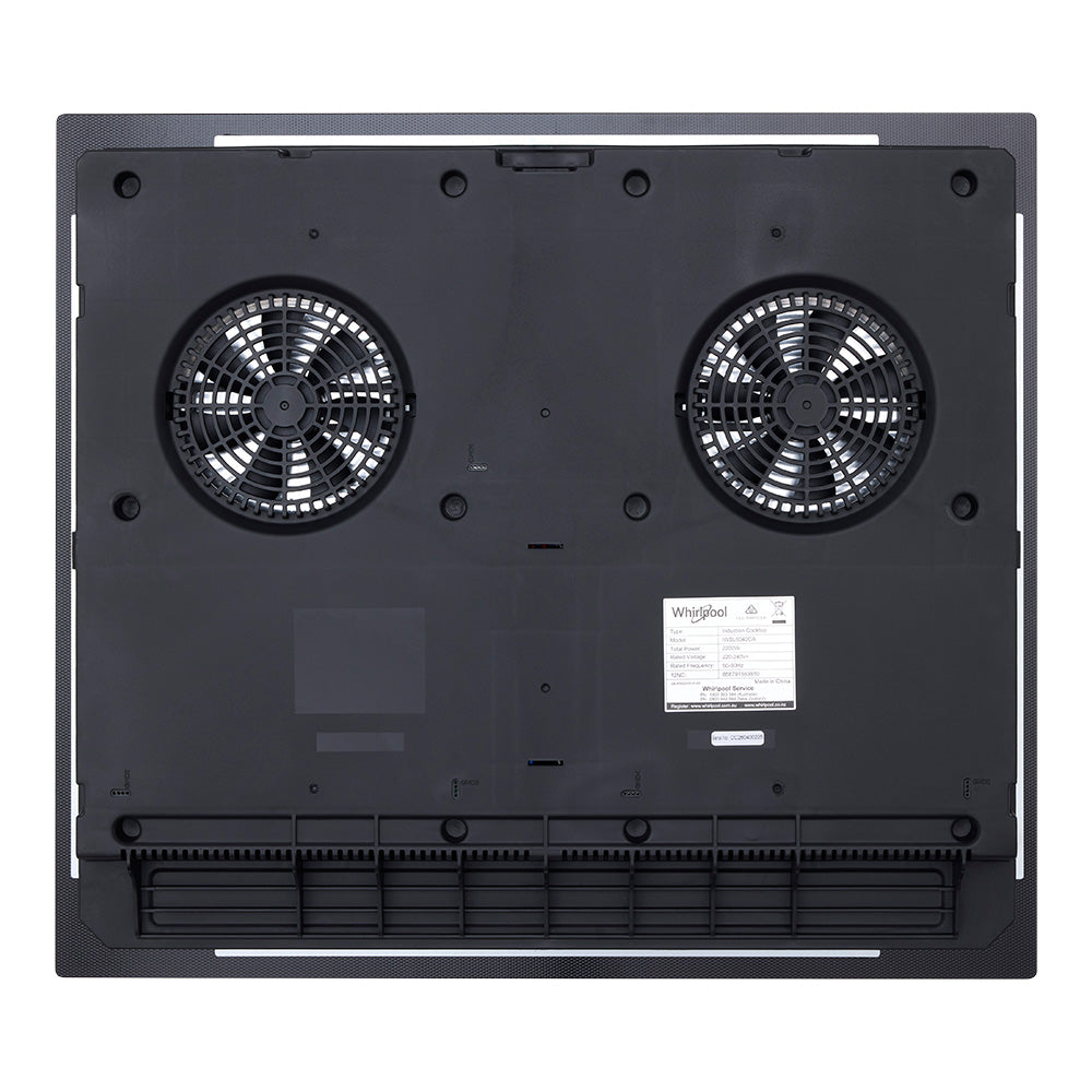 Whirlpool IWSL6040CA induction cooktop black ceramic glass surface