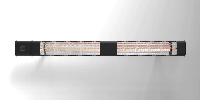 IXL 22015 CoziHeat 3000W Carbon Fibre Outdoor Heater in black