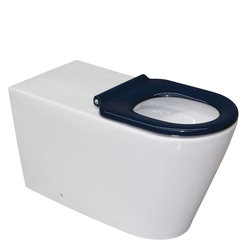 Fienza K016 Isabella Care Blue Seat Wall-Faced Toilet Suite