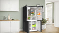 Bosch KFD96AXEAA Series 6 Black Stainless Steel Four Door Freestanding Fridge-Freezer
