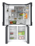 Bosch KFD96AXEAA Series 6 Black Stainless Steel Four Door Freestanding Fridge-Freezer