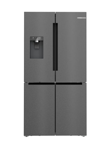 Bosch KFD96AXEAA Series 6 Black Stainless Steel Four Door Freestanding Fridge-Freezer