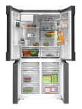 Bosch KFI96AXEAA Series 6 Black Stainless Steel Four Door Freestanding Fridge-Freezer