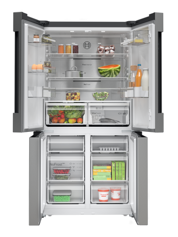 Bosch KFN96APEAA Series 6 Stainless Steel Four Door Freestanding Fridge-Freezer