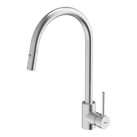 Abey FRA700T15 Alfresco 74cm Wide Large Bowl Sink with Drain Tray & KTA037-316-BR Kitchen Mixer