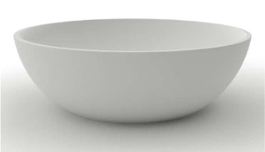 Kaskade CRA10-400-FQYPG Downey round benchtop stone basin front view