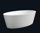 Kaskade VX15-1600 Lyka freestanding oval stone bath – alternate product view