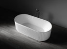 Kaskade Monroe VX16-1700 fluted stone bath lifestyle image 2