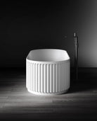 Kaskade Monroe VX16-1700 fluted stone bath lifestyle image 4