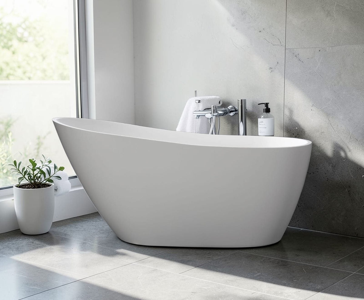 Kaskade Hannah freestanding stone bath lifestyle image