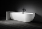 Kaskade Eleni VX99-1700 left-hand corner back-to-wall stone bath angled view