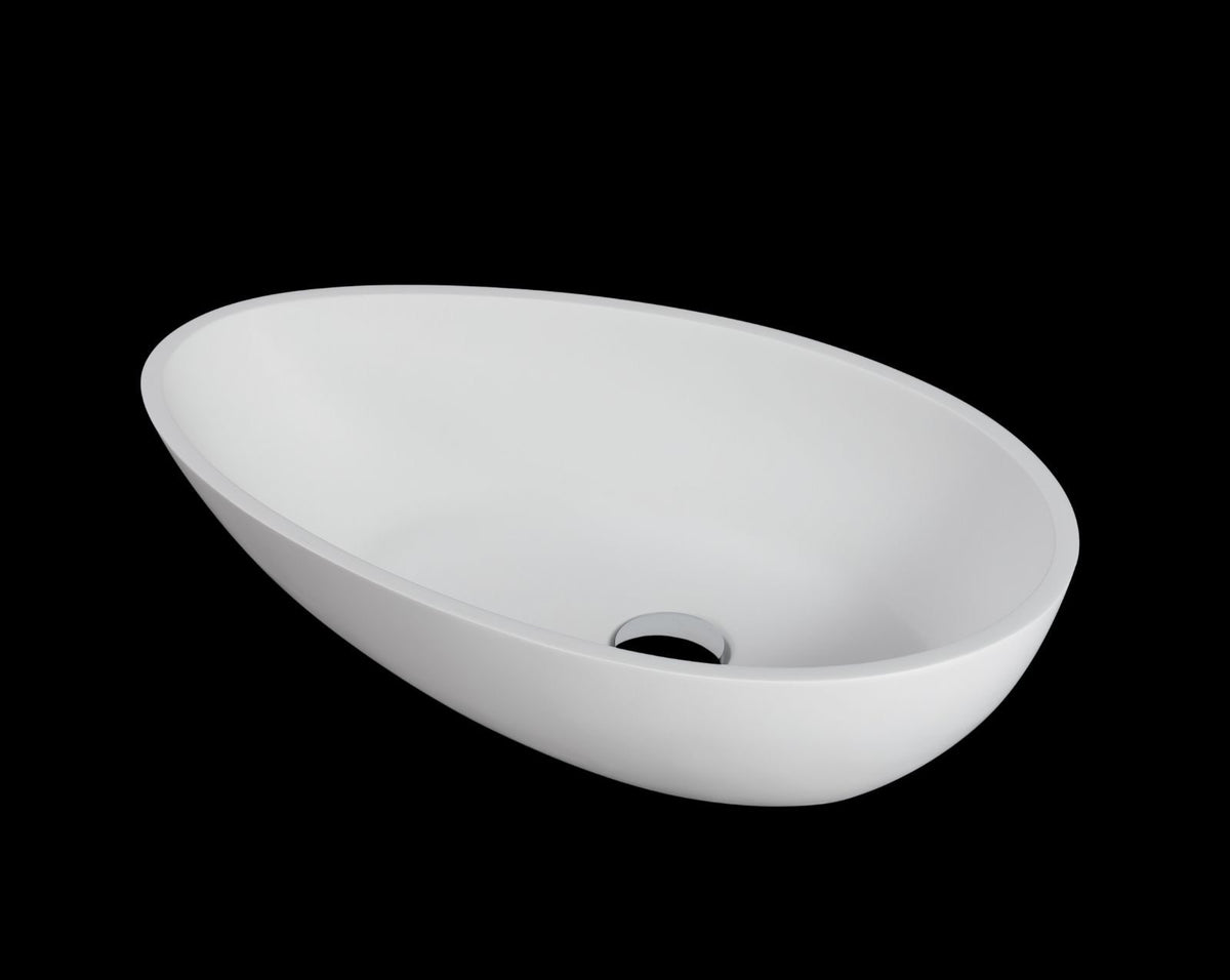 Kaskade VXA18-590 Barcelona egg-shaped benchtop stone basin product image
