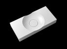 Kaskade VXA20-1000-NIK9139NA Hollywood 100cm wall-hung or vanity-top stone basin