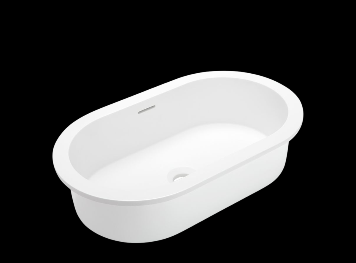 Kaskade VXA28-539 Pacific undercounter oval stone basin product image