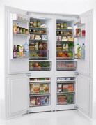 Kleenmaid CRZ27011 integrated fridge-freezer installed in cabinetry