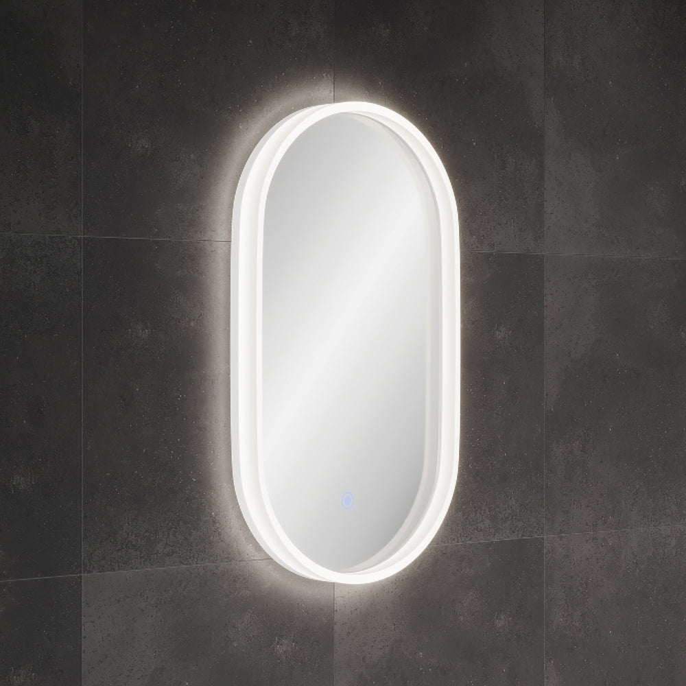 Fienza Sansa Pill LED Mirror 535 x 940mm - lit