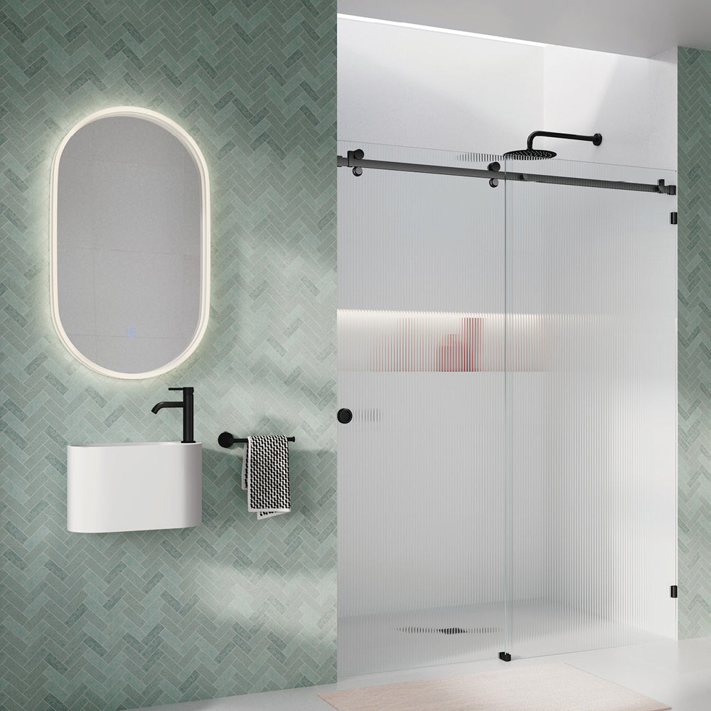 Fienza Sansa Pill LED Mirror 535 x 940mm - bathroom