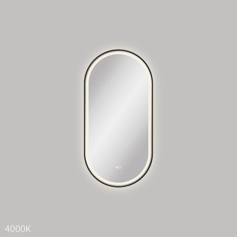 Fienza Empire LED Framed Pill Mirror - detail