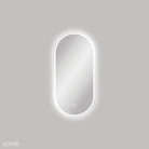 Fienza Empire LED Framed Pill Mirror 450 x 900mm - Matte White