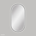 Fienza Empire LED Framed Pill Mirror 600 x 1200mm - Matte Black