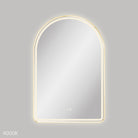 Fienza Valentina LED 60cm Framed Arched Mirror - Urban Brass - image 3