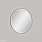 Fienza Reba LED Framed Round Mirror - lit