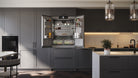 Liebherr ECBN 8872 integrated French door fridge-freezer with doors open
