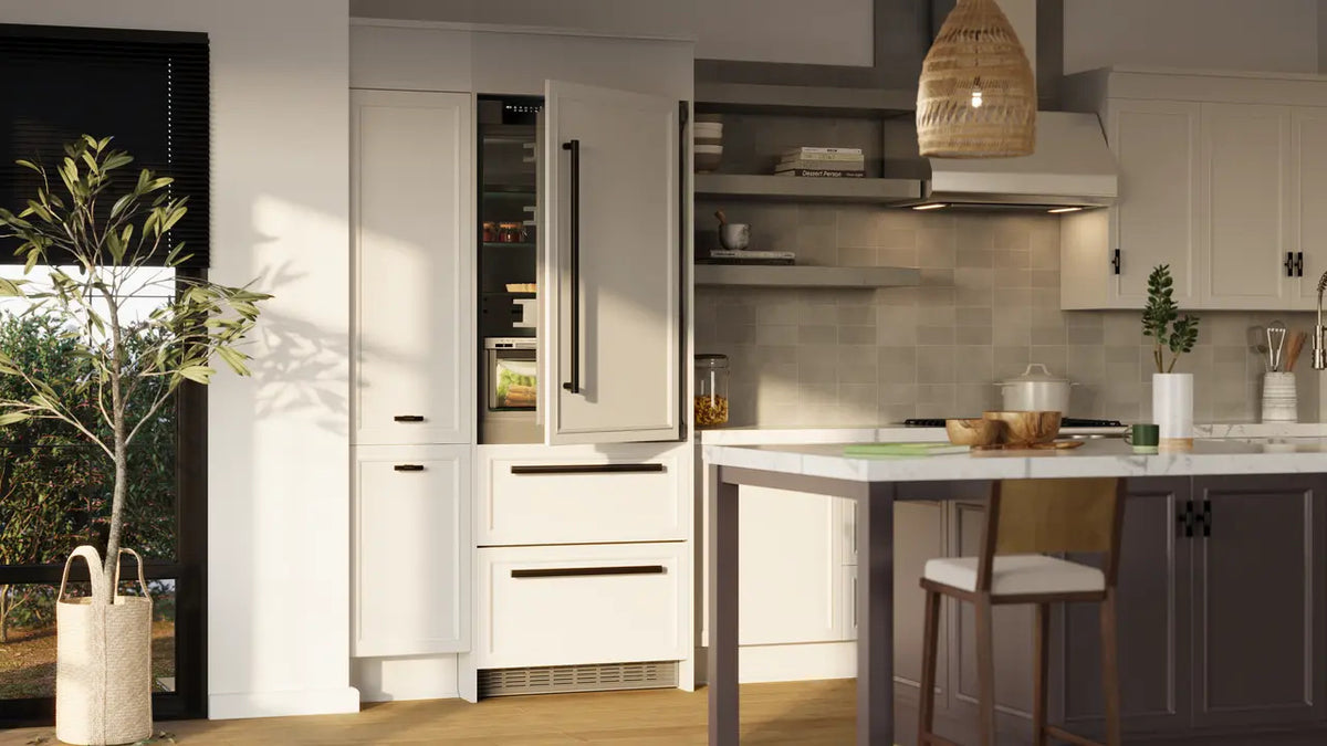 Liebherr ECN 7860 integrated fridge-freezer in a contemporary kitchen