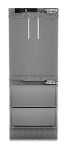 Liebherr ECN 7860 integrated fridge-freezer open interior