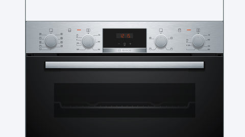 Bosch MBA534BS3A Series 4 Stainless Steel 60cm Wide Built-In Double Oven