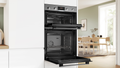 Bosch MBA534BS3A Series 4 Stainless Steel 60cm Wide Built-In Double Oven
