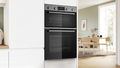 Bosch MBA534BS3A Series 4 Stainless Steel 60cm Wide Built-In Double Oven